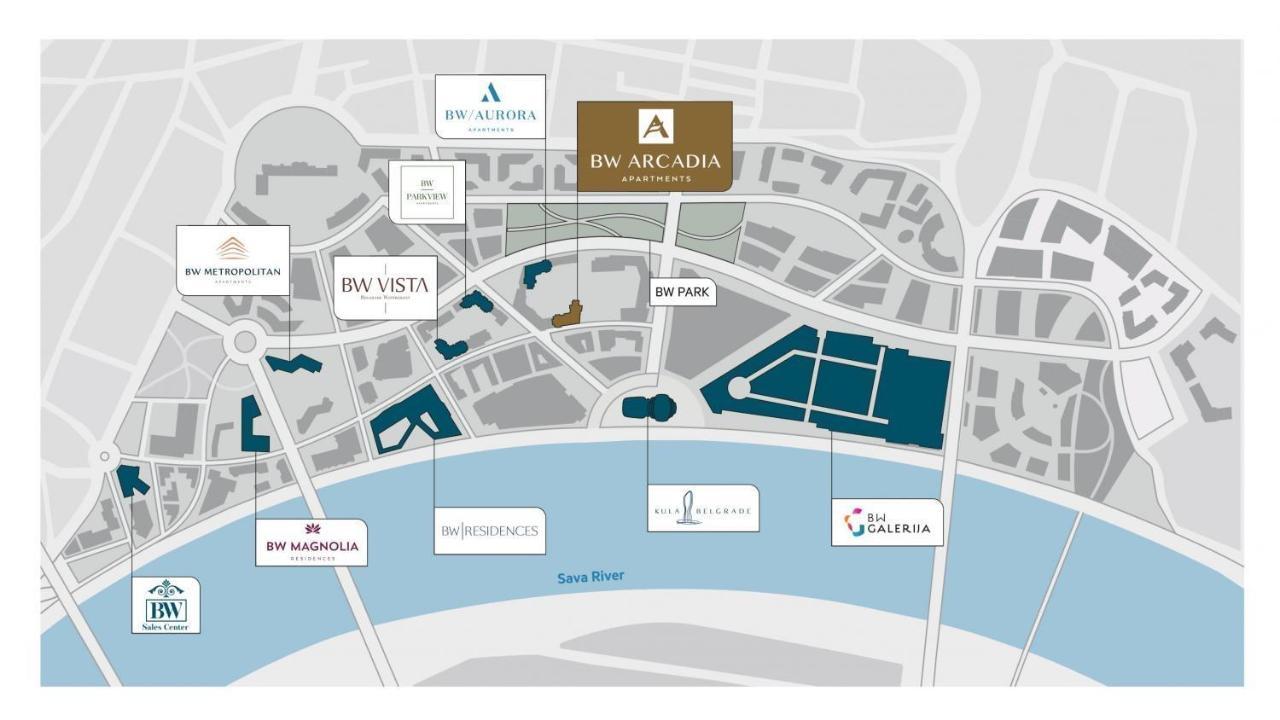 Arcadia 22 Belgrade Waterfront Apartment Luaran gambar